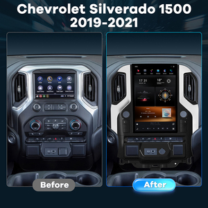 Radio Android 13 da 12,95 Pollici per GMC Sierra <span class=keywords><strong>Chevrolet</strong></span> Silverado 2019-2021, CarPlay <span class=keywords><strong>Auto</strong></span> 4+64G Wireless, Prezzo di Fabbrica all'Ingrosso - Product Image 3