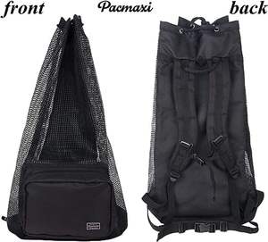 Sac à filet gratuit pour équipement de plongée en apnée, sac à filet surdimensionné pour la plongée sous-marine, sac à dos pour la plongée en apnée, sac à filet pour la natation - Product Image 4