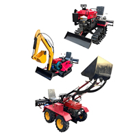 Ride Type Rotary Cultivator con varios implementos para la venta