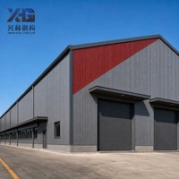 Structure de bâtiment préfabriquée en acier galvanisé à chaud économique avec ossature portique