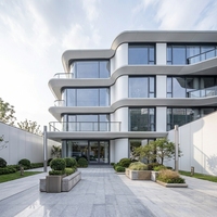 Panneaux de façade modernes en alliage d'aluminium, anti-corrosion, livraison rapide, pour hôpitaux, centres commerciaux, villas, extérieur, Kirghizistan, urgents