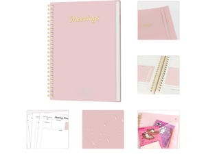 Meeting Notebook for Work Organization - Work <strong>Planner</strong> Notebook, Agenda <strong>Planner</strong> for Note Taking, <strong>Project</strong> Organizer - Product Image 6