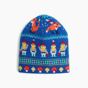 70/30 Nylon/laine TRICOTÉ JACQUARD BEANIE ÉCHARPE GANT ENSEMBLES pour GARÇON - Product Image 2