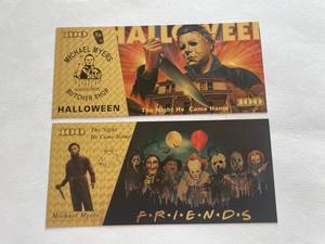 Billetes <span class=keywords><strong>de</strong></span> Banco <span class=keywords><strong>de</strong></span> Papel <span class=keywords><strong>de</strong></span> Aluminio Dorado con Temática <span class=keywords><strong>de</strong></span> Personajes <span class=keywords><strong>de</strong></span> <span class=keywords><strong>Películas</strong></span> <span class=keywords><strong>de</strong></span> Terror, Recuerdos Novedosos para Fiestas, Ideales para Fiestas <span class=keywords><strong>de</strong></span> Halloween y Pascua - Product Image 2