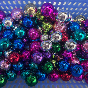 20mm 500g of round handcrafted colored acrylic <b>bead</b> balls are used for making pen <b>bead</b> jewelry - Product Image 4