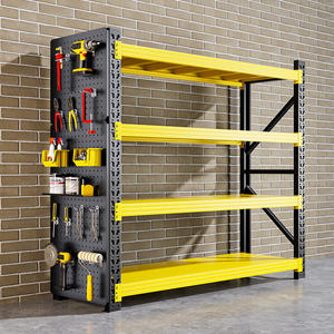 Estante de almacenamiento de metal de altura ajustable y unidades de estantería para taller de bricolaje y supermercado para organización - Product Image 1