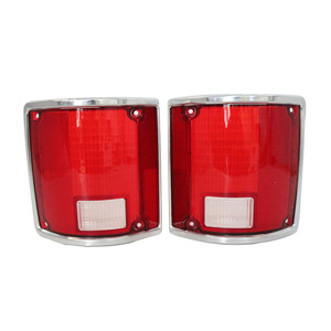 Carcasa de Luz Trasera para Chevrolet GMC Silverado Blazer 73-91, Lente Roja, Par, Cubierta de Lámpara Multifunción - Product Image 5