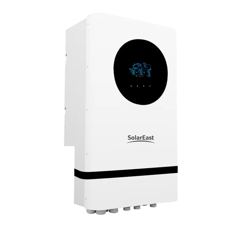 Onduleur solaire intelligent 48V 6000W Onde sinusoïdale pure AC 230V MPPT Onduleur Contrôleur de chargeur solaire