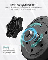 Ensemble d'haltères réglables en plastique avec barre en acier pour entraînement à domicile