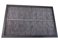 Nouvel élément filtrant à air en panneau de charbon synthétique plissé à charbon actif avec une efficacité de 80-99,99 %, taille personnalisable