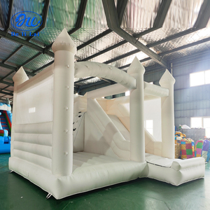 Château Gonflable de Mariage, Aire de Jeux pour Enfants, Lit de Rebond Extérieur, Toboggan, <span class=keywords><strong>Piscine</strong></span>, Château Ludique, Équipement d'Amusement - Product Image 4