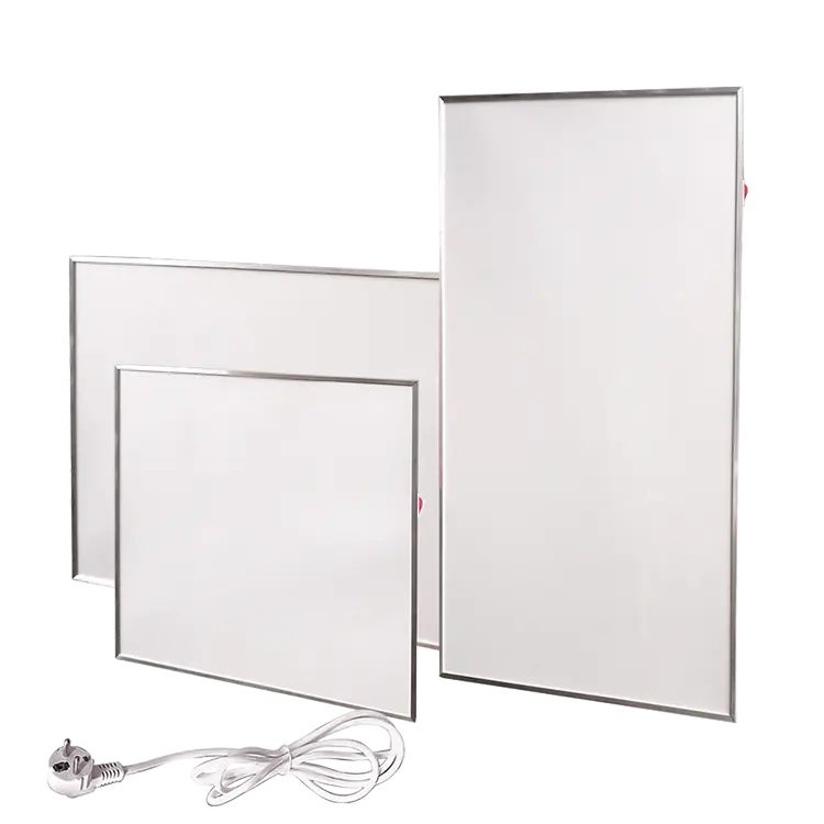 White wall mounted Free standing Portable ceiling 1200 W infrared Radiant Panel heaters with Carbon crystal heating elements