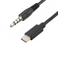 Cable de conversión de audio analógico de decodificación digital de audio estéreo macho tipo C a 3,5mm para teléfono móvil Smartphone