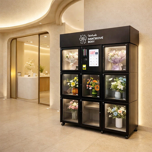 Máquina Expendedora de Flores Refrigerada Inteligente de 24 Horas con 21 Compartimentos, Pantalla Táctil y Pago sin Efectivo, Gran Venta - Product Image 3