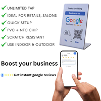Support de menu personnalisable en PVC, étanche, NFC, RFID 13,56 MHz, pour avis d'hôtel, avec support en acrylique et métal pour cartes PVC