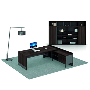 Escritorio de Oficina Modular, Mesas de Lectura para Computadora, Muebles de Oficina Económicos, Mostrador de Recepción Pequeño con Cajones - Product Image 4