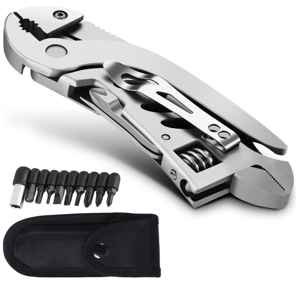 Portable Folding Multi-functional Stainless Steel Tool Multitool Wrench With 7 Tools