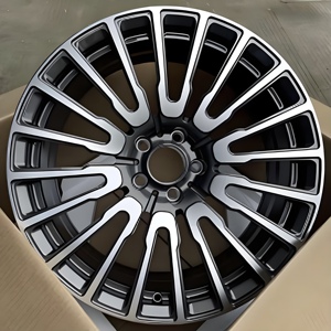 Rines Forjados para Mercedes, Audi, Tesla, de 18-20 Pulgadas, Monobloque, Aleación de Aluminio, Acabado Negro Brillante, 5x112 5x120 ET30 ET35 - Product Image 1