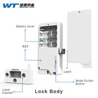WT Intelligent Électronique Gym empreinte digitale casier RFID armoire casier serrure Wangtong serrure S-2024-ICA1