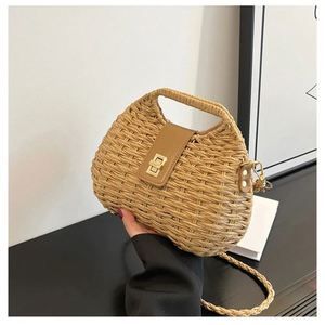 Bolsos <span class=keywords><strong>Wayuu</strong></span> de Colombia, Kit de Bolsos de Perlas Hechos a Mano, Bolsa Tejida Amarilla, Bolsa de Ratan con Dos Flecos, Bolso Cambodguano - Product Image 6