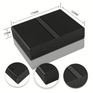 Metal Desktop Mini Media Player Set Top Box Case Customized CNC Machining Anodized Aluminum ABS IP54 Electronics Controller - Product Image 4