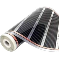 OEM סיטונאי קוריאה PTC גרפן חשמלי חם רצפת 12v-230v 60w-800w פחמן חימום סרט מערכת תחת שטיח רדיד מחצלת