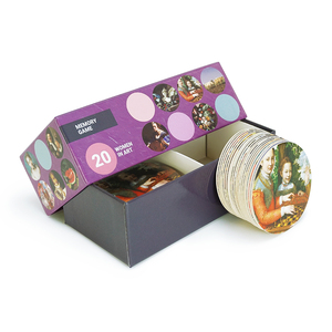 Juego de Cartas de Memoria de Entretenimiento con Impresión Personalizada, 10 Piezas, Cartón Gris Grueso, con Caja Rígida de Dos Piezas para Todos los Jugadores - Product Image 5