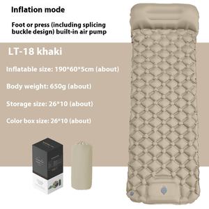 Colchón Inflable Individual Moderno para Acampar al Aire Libre con Bomba de Pie Integrada, Colchoneta de TPU Resistente a la Humedad - Product Image 5