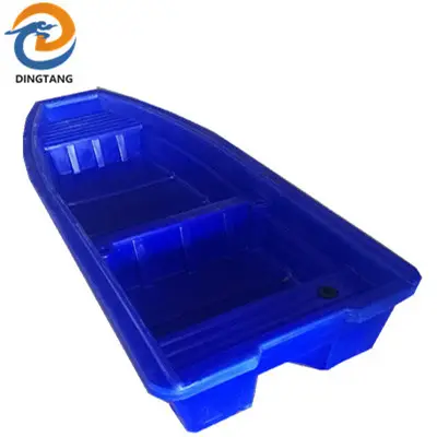 Barcos de pesca de plástico duro azul, alta calidad, 2,6 m
