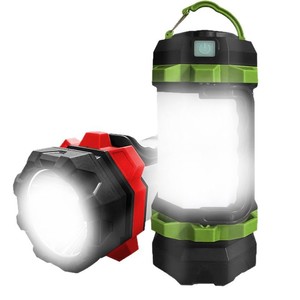 <b>Flashlight</b> <b>Rechargeable</b> Led Camping Lantern With Dimmer 15W White Light Outdoor Emergency Portable USB Charging - Product Image 1