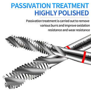 <span class=keywords><strong>Combo</strong></span> T2809 <span class=keywords><strong>de</strong></span> Grifo en Espiral <span class=keywords><strong>de</strong></span> Hierro Fundido <span class=keywords><strong>de</strong></span> Acero Inoxidable, Accesorio <span class=keywords><strong>de</strong></span> Acero Inoxidable, M3, M4, M5, M6, M8, M10, M27, M30, Etc., T2809, 1, 1 Unidad, 1 Unidad, 2 Unidades - Product Image 5