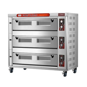 <span class=keywords><strong>Horno</strong></span> de gas comercial de acero inoxidable al por mayor con temporizador y control de temperatura para hornear pan, pasteles, pizza y galletas en panadería - Product Image 2