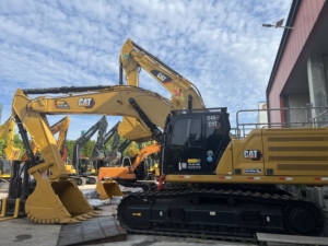 Excavatrice CAT 345GC d'occasion avec godet standard de 2,41 m³, composants d'origine, faible coût d'entretien, équipement de construction lourd. - Product Image 1