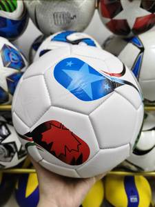 Ballon de football personnalisé, taille 5/4 officielle, ballon de football cousu à la machine, style <span class=keywords><strong>coupe</strong></span> <span class=keywords><strong>du</strong></span> <span class=keywords><strong>monde</strong></span>, pour l'entraînement et la promotion - Product Image 5