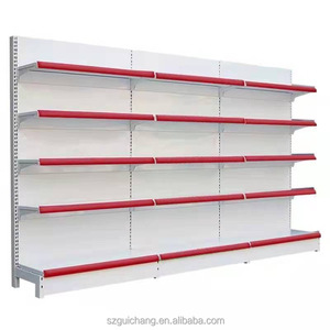 Estante de exhibición de supermercado de estantería de góndola de metal para tienda minorista de aperitivos y tienda de regalos - Product Image 1