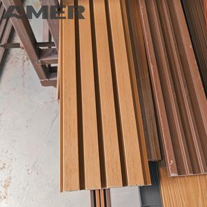 Paneles de Pared WPC de Alta Calidad al por Mayor, Revestimiento Completo de Madera Compuesta WPC Resistente al Agua para Exteriores, Decoración de Paredes en Negro - Product Image 1