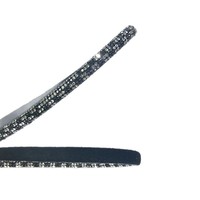 Bande de strass en verre demi-rond de luxe, bandes extensibles 3D, accessoires pour robe de mariée, accessoires pour vêtements, artisanat DIY