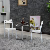 Chaises de terrasse pour restaurant, design contemporain, plastique jaune, modèle KS KS10, mobilier pour la maison, restaurant, café, vente en gros