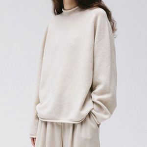 Women's Sweater 2026 Autumn Winter New Arrival High End Mock Neck Wool Knit <b>Top</b> Women's Base <b>Layer</b> Casual Sweater Inner Wear - Product Image 4