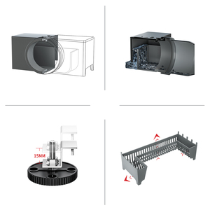Thiết bị vệ sinh tinh chế biến 36 "dài tuyến vòi hoa sen xả Dễ dàng cài đặt với 2 trong 1 vòi hoa sen xả Bìa - Product Image 6