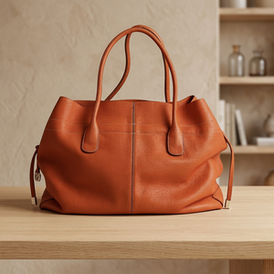 Sac à main en cuir véritable pour femme BS INTERNATIONAL, avec bandoulière amovible, fermeture éclair, imperméable, antivol, décontracté - Product Image 6