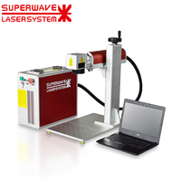 Machine de marquage laser à fibre de type split 20W 30W 50W, graveur laser de bureau pour métal, plastique, acier inoxydable, or, argent