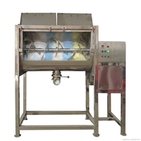 Mélangeur horizontal - Sélection du modèle - Puissance 5 kW - Capacité 1000 L - Homogénéisateur pour produits chimiques et transformation alimentaire