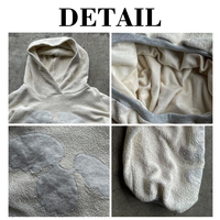 Sudadera con Capucha Extra Grande para Hombre, Personalizada, de Forro Polar, Felpa, Algodón Grueso, Sherpa, Tipo Canguro, 400 Gsm, 100% Algodón, Unisex