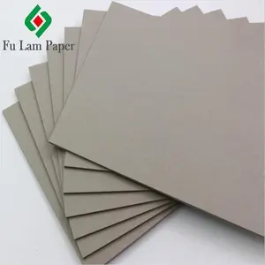 Wholesale 750gsm Rigid Laminated Round Angle Grey Paper Board