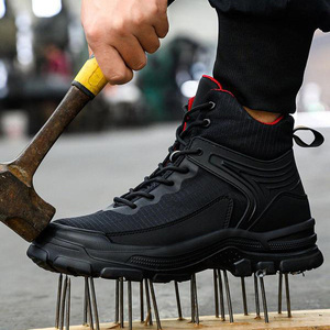 Chaussures <span class=keywords><strong>de</strong></span> sécurité <span class=keywords><strong>de</strong></span> travail, vente chaude, chantier <span class=keywords><strong>de</strong></span> construction, chaussures montantes anti-écrasement, anti-perforation, chaussures <span class=keywords><strong>de</strong></span> sécurité exécutives pour hommes - Product Image 4