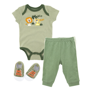 <span class=keywords><strong>Abbigliamento</strong></span> <span class=keywords><strong>estivo</strong></span> per bambini e ragazzi Set di <span class=keywords><strong>abbigliamento</strong></span> per neonati maglietta a manica corta da bambino neonato + calzino 3 pezzi Set di abiti - Product Image 4