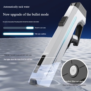 EPT pistola ad acqua elettrica dinamica giocattolo per ragazzi 32 FT poligono di tiro grande capacità luce caratteristica fatta di plastica resistente - Product Image 2