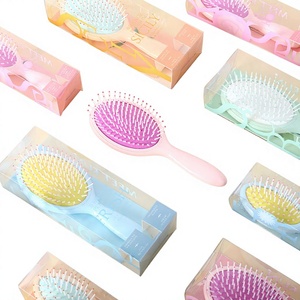 Peigne de massage du cuir chevelu Baihe Candy Color Fragrance Air Cushion avec manche en plastique, perles en nylon et design élastique - Product Image 1