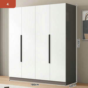 Grande <span class=keywords><strong>armoire</strong></span> en bois, placard de rangement pour vêtements, <span class=keywords><strong>armoire</strong></span> de chambre à coucher, organisateur de sacs à vêtements, grand placard avec portes - Product Image 5